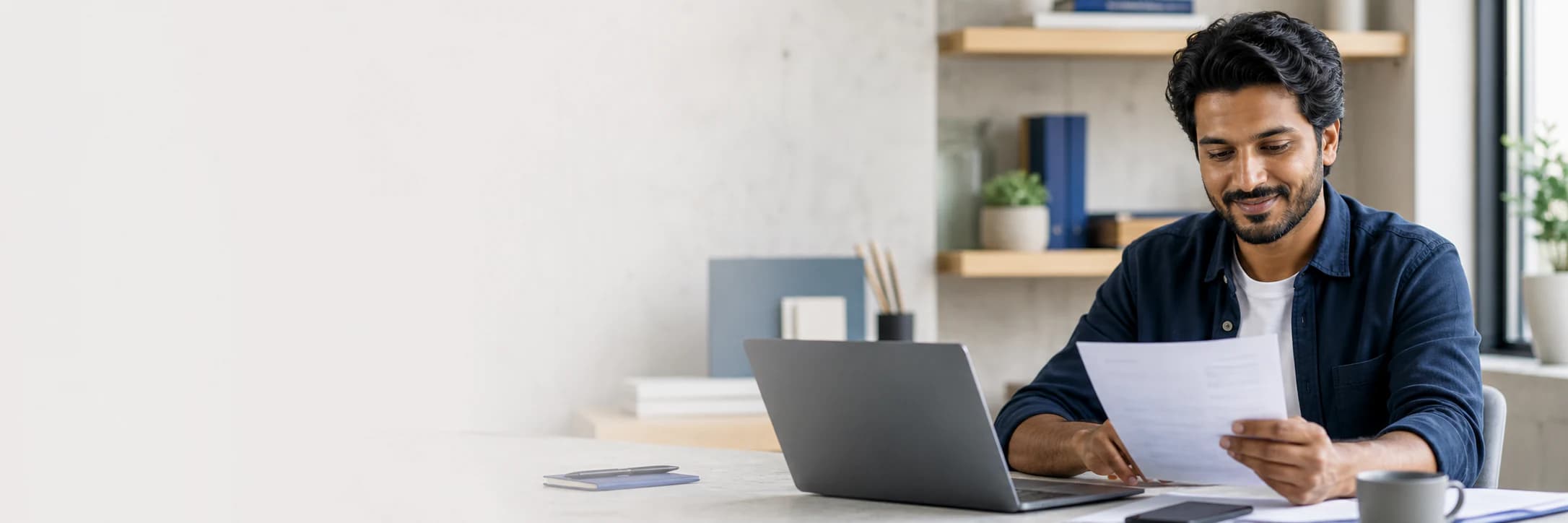 Get Your Bills dashboard showing business performance and recent invoices